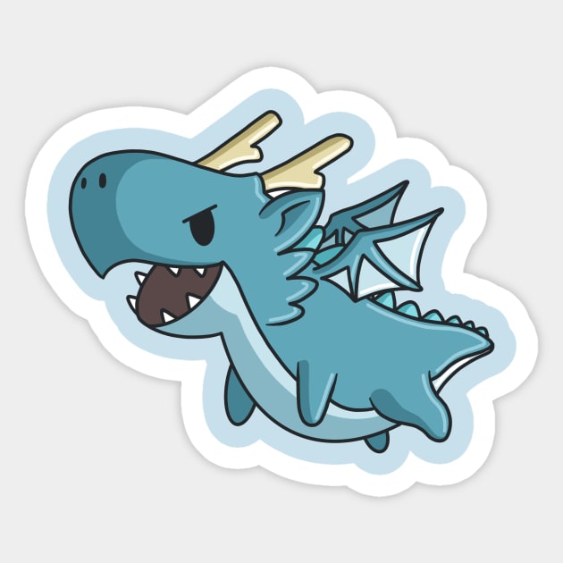 Dragon Sticker by Israelement